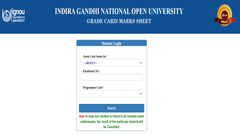 IGNOU Grade Card 2023 Link Here, Know How to Check Marks