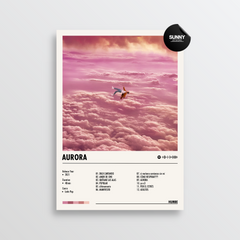 HUMBE AURORA merch custom album cover poster music poster personalized gifts poster mockup poster template album posters for wall Sunny Designs Poster