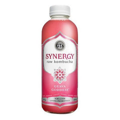 GT's, Organic Synergy Kombucha Guava Goddess, 480 Ml (Case Of 12)