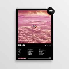 HUMBE AURORA merch custom album cover poster music poster personalized gifts poster mockup poster template album posters for wall Sunny Designs Poster