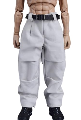 ATStory 1/12 Scale Figure Doll Clothes Casual Workwear Harlan Pants & Belt for 6-inch Collectible Action Figure