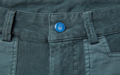 Blocked Corduroy Shorts Sea Blue