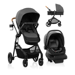 Pivot NXT Travel System with LiteMax NXT Infant Car Seat (Silverado Gray)