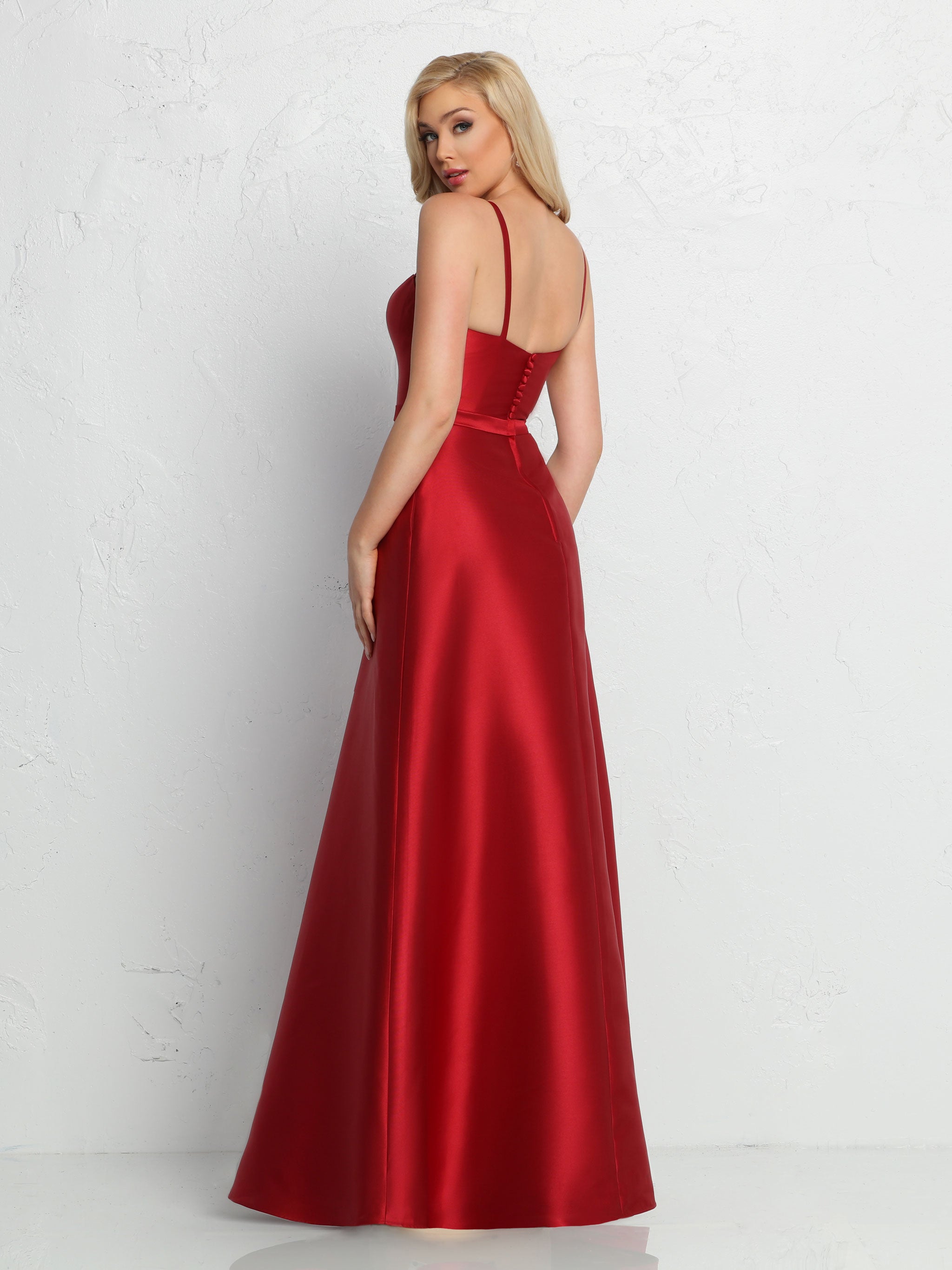Classic Wedding Color Schemes Red Bridesmaid Dresses
