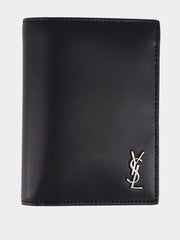 Black Tiny Cassandre Credit Card Wallet