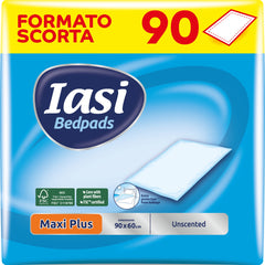 IASI traverse letto 60x90, Maxi Plus, senza profumazione, 90 Unità