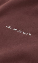 Fleece Lucy Hoodie in Brown