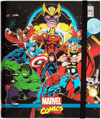 Marvel Avengers 4 Ring Binder - A4 Size - 10.6 x 12.6 inches - 4 Rings