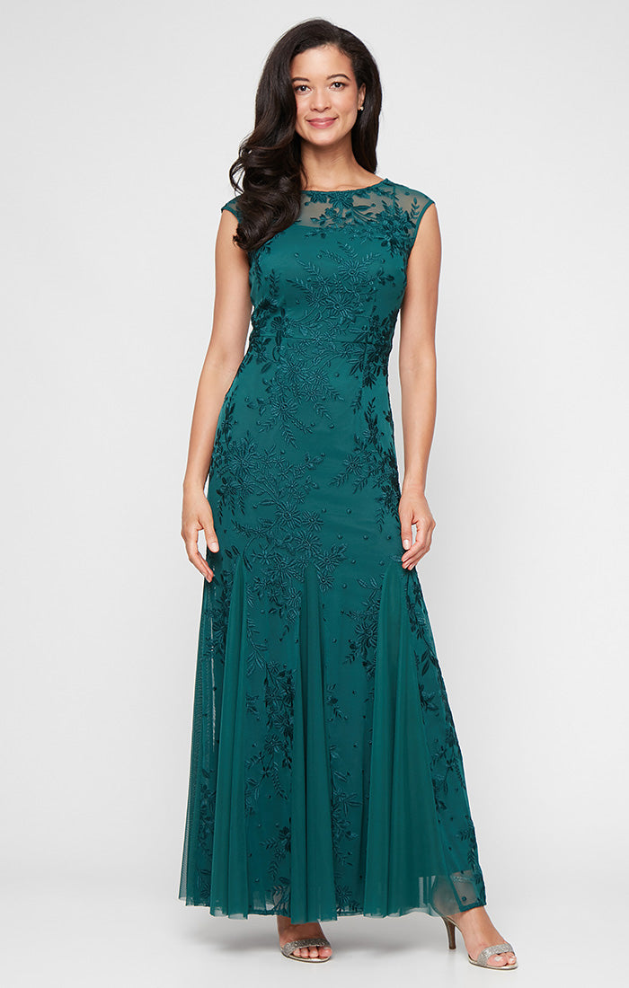 Formal Dresses Long Petite Formal Evening Dress Pine