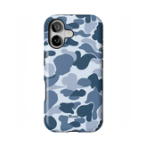 Bluish Camo iPhone Case
