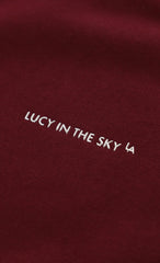 Cinchable Cuff Lucy Sweatpants in Burgundy