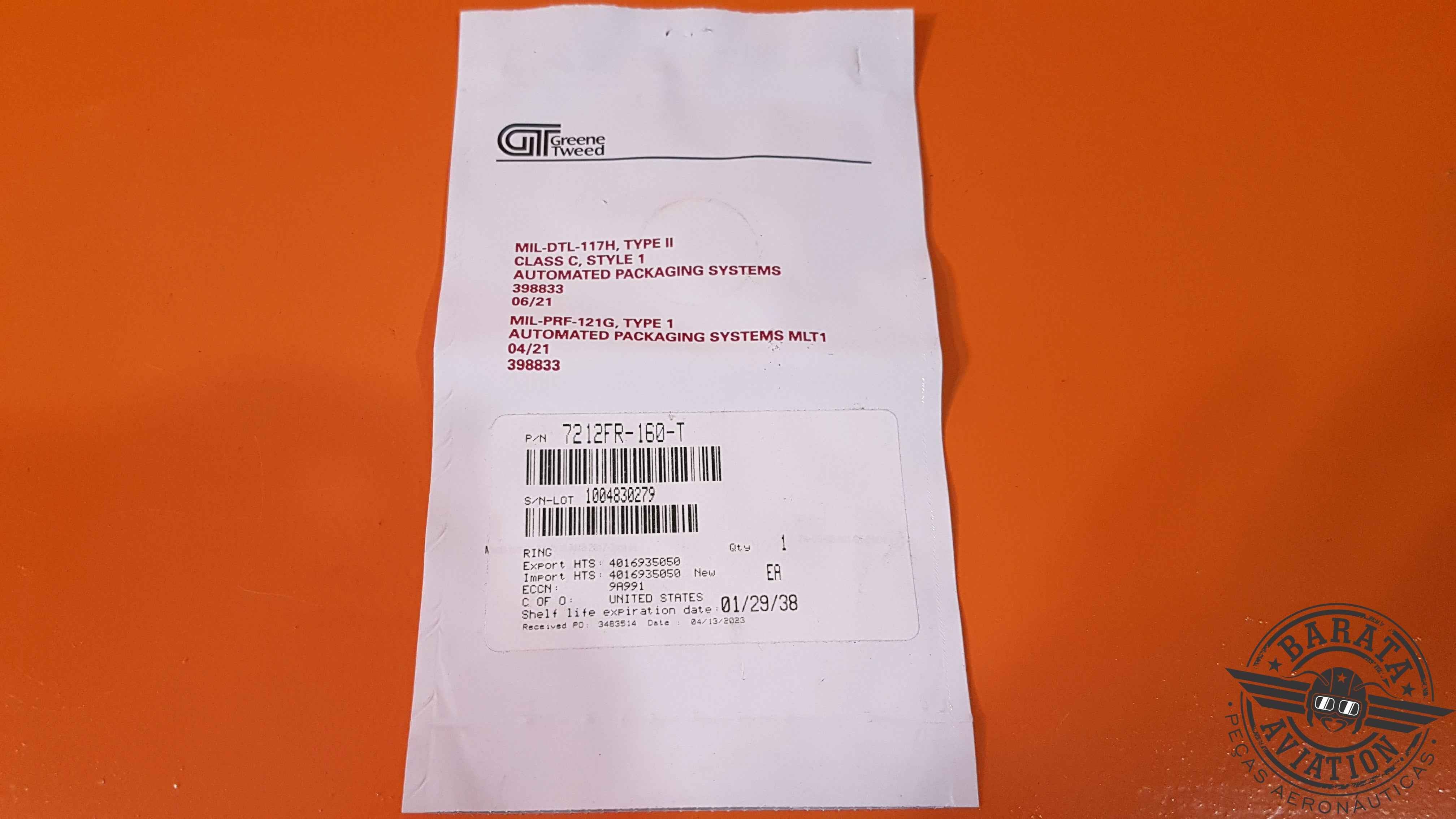 7212FR-160 T Ring - Novo