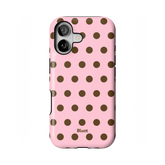 Blush Polka iPhone Case