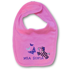 Babylatz bestickt Buchstaben