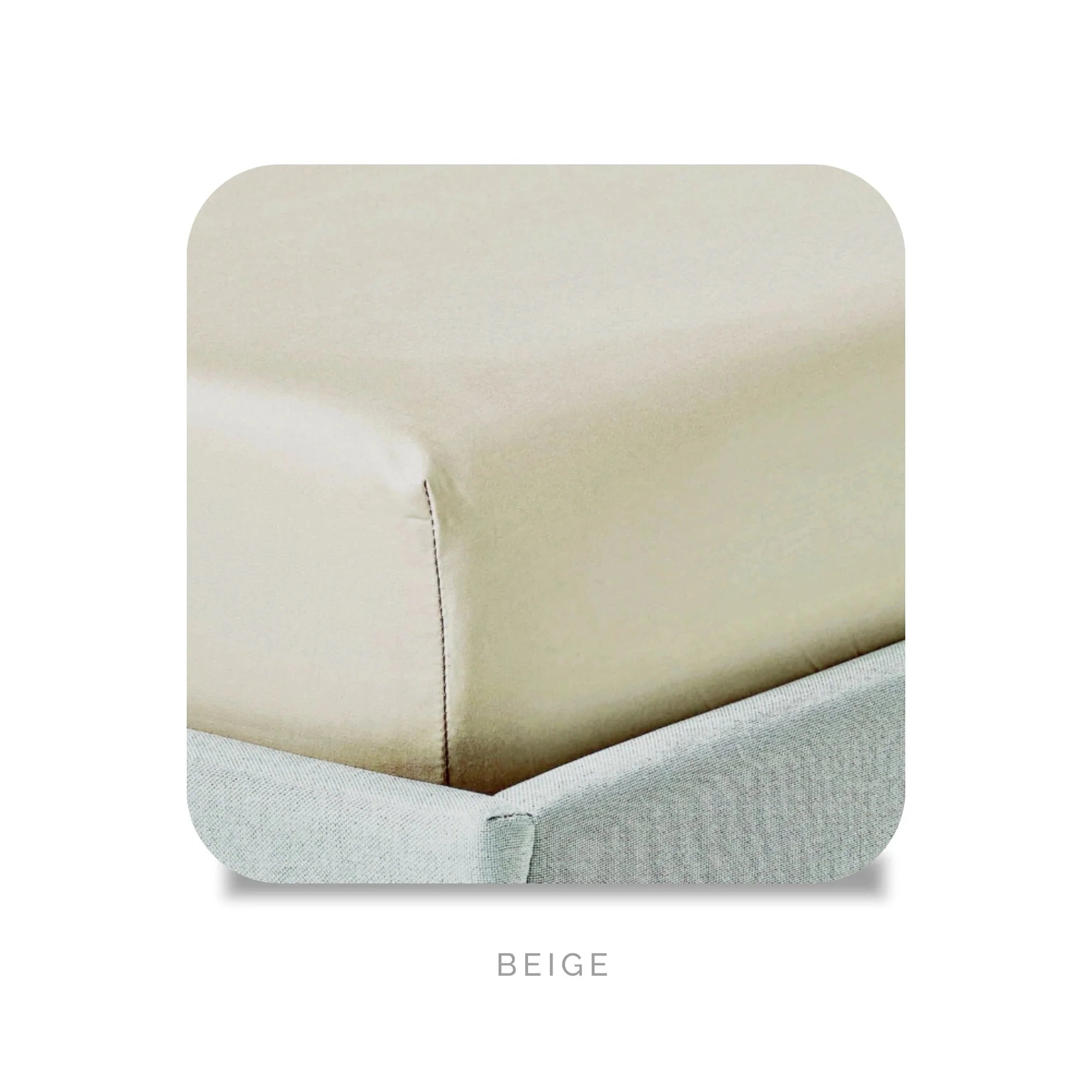 Bambus Laken, Beige Bedtime.no.
