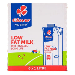 Clover UHT Long Life Milk Carton (6 x 1l)