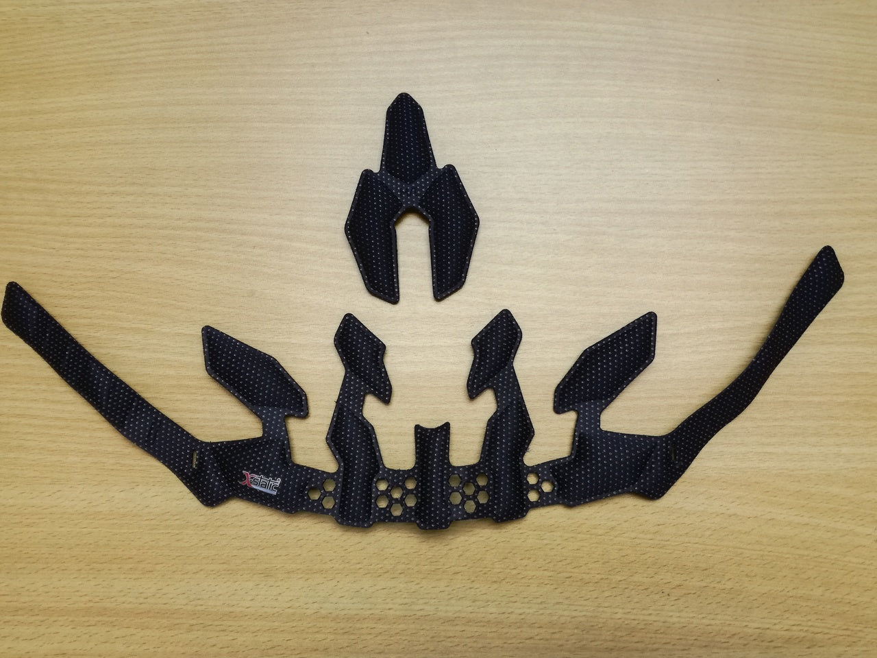 BELL SUPER 2/2R black helmet pad - medium size/ BELL SUPER 2/2R BLACK PAD SET- SIZE M