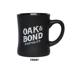Matte Black 'Barrel Aged' Diner Mug