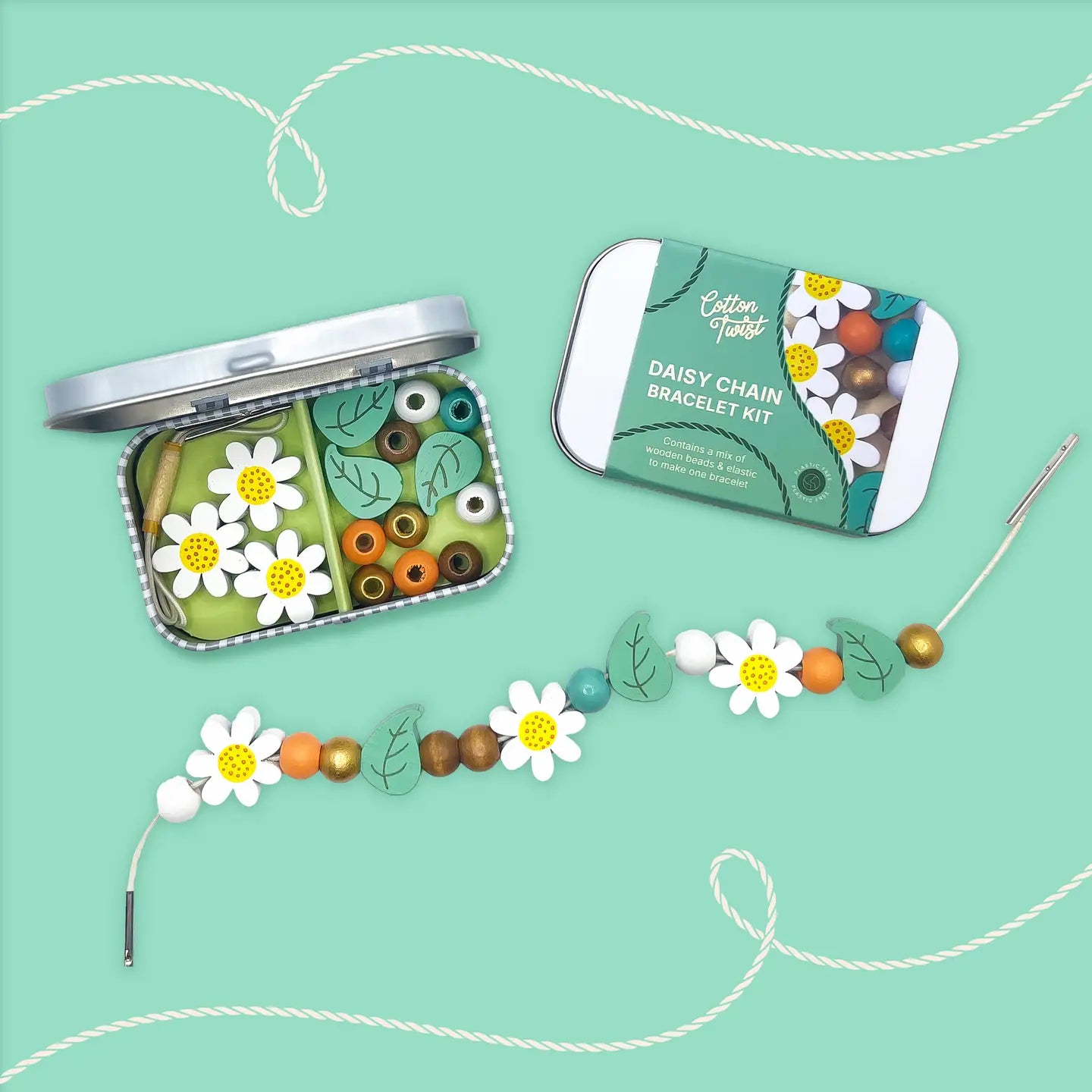 Armbånd perlesett gaveeske | daisy