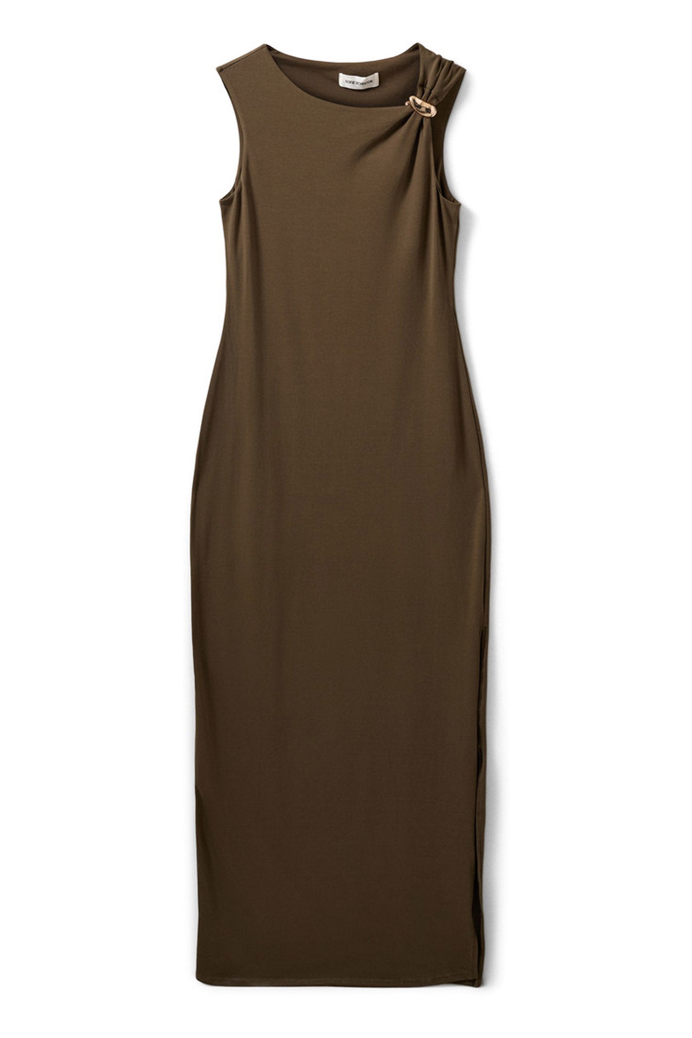 RAGNISW JERSEY MAXI DRESS 3097 Olive Brown - S262331