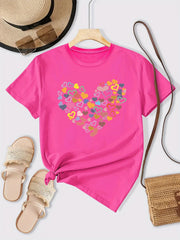 Multi Heartlet Shirt | Stöd bröstcancer