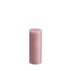 Uyuni Lighting LED bloklys Ø7,8x20 cm - Rose powder