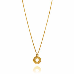 VALERIA GOLD EXTRA SMALL PENDANT NECKLACE FILIGREE