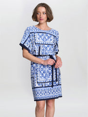 Tisha Belted Shift Dress