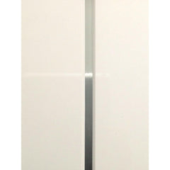 SDG Ceiling Panel 2700 x 250 x 9.5mm (Pack of 5) - White Ash and Chrome - welovecouk