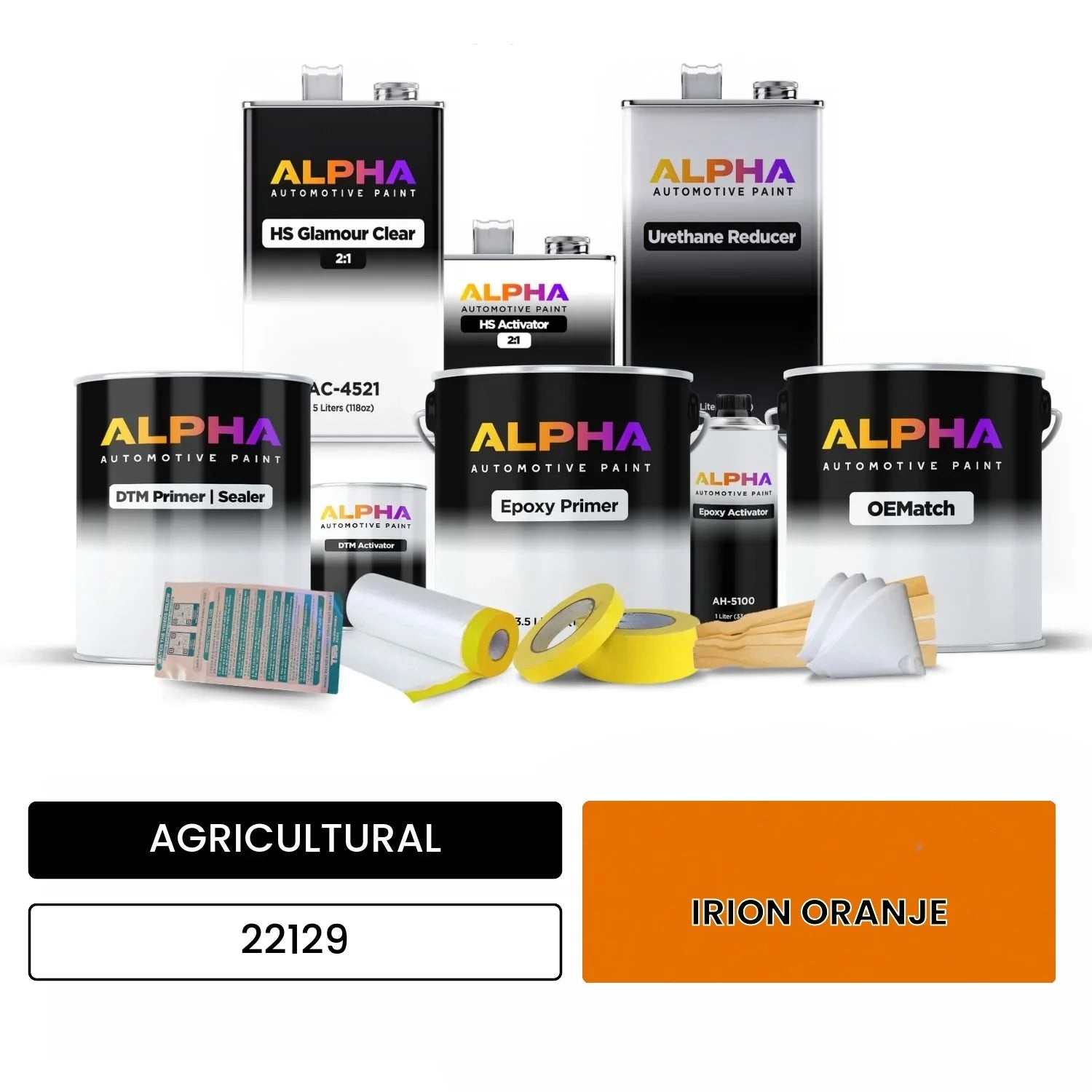 AGRICULTURAL IRION ORANJE 22129 OEMatch Vehicle Paint Kit