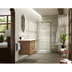 Hudson Reed Pacific 860mm Single Entry Quadrant Enclosure 6mm Glass