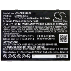 Battery For Zebra, Et51at, Et56bt 7.7v, 4800mah - 36.96wh Tablet Cameron Sino Technology Limited (Suspended)