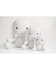 Effiki Bunny Effik M (35cm) - White, White Ears