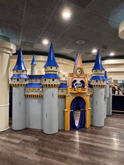 Castle Blue & Pink Lower Section - Custom Prop Rentals
