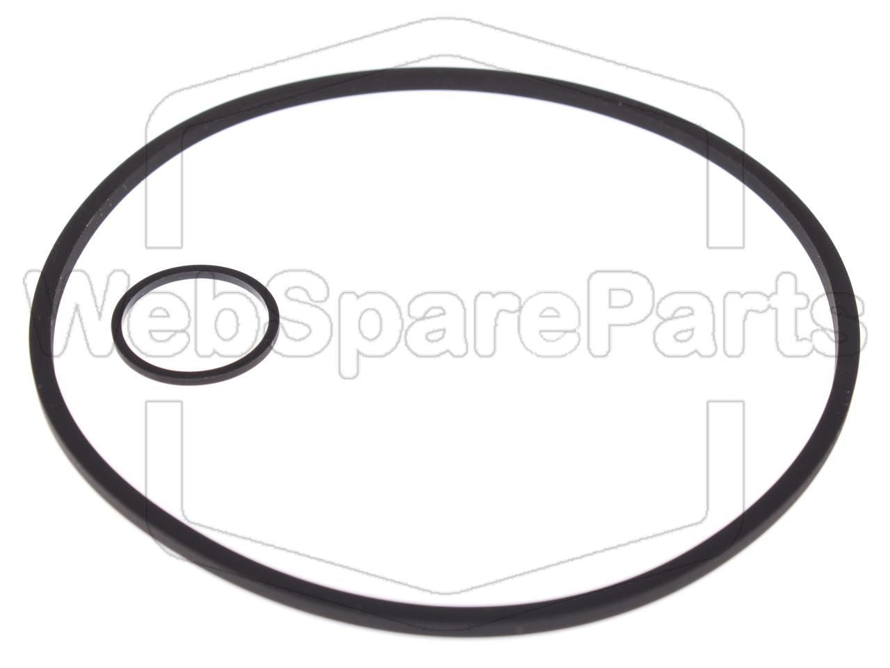 Kit courroies compatible Samsung SV-DVD6 pour réparation Combiné DVD Magnétoscope
