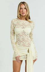 Lioness - Midnight Mini Dress - In Butter