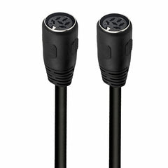 DIN 6 pin female to female extension cable 15cm