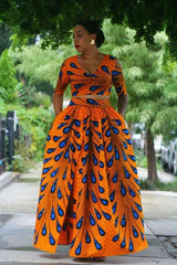 Kitenge Designs Long Dresses Wholesale Fashion Custom African Kitenge Dress Designs Plus
