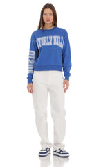 Beverly Hills 90210 Jumper in Blue