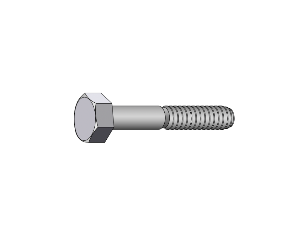 JFAST 75192BMG - 3/4-10 x 12" Hex Machine Bolts, Steel, Hot Dip Galvanized, Case Quantity: 25