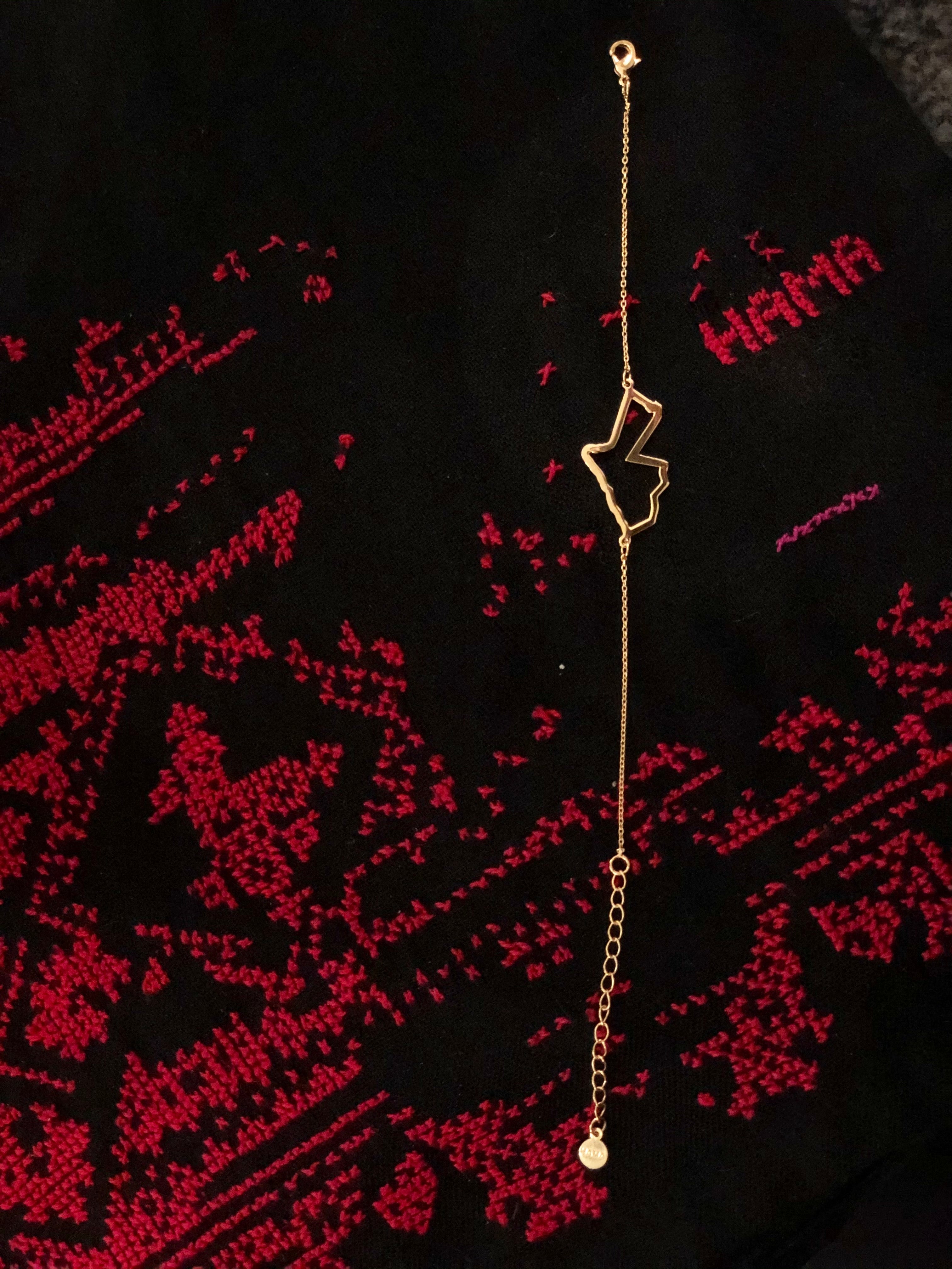 Jordan Map Bracelet - H A M A