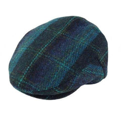 Pet county Blauw met Tuquoise ruit - Harris Tweed - Glen Appin of Scotland by MoodCompanyNL