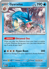 Pokémon TCG Gyarados 130/165 Scarlet & Violet: 151 Holo Rare
