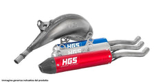 SCARICO HGS FANTIC 125 XX (22-24) - SILENZIATORE ROSSO-CARBONIO