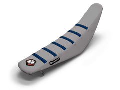 Grey/Navy Seat Cover 6 Ribs - HUSQVARNA FE 501 (2015-2024)