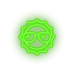 sun glass Beach eye glass fashion holiday summer sunglass vacation Neon led factory