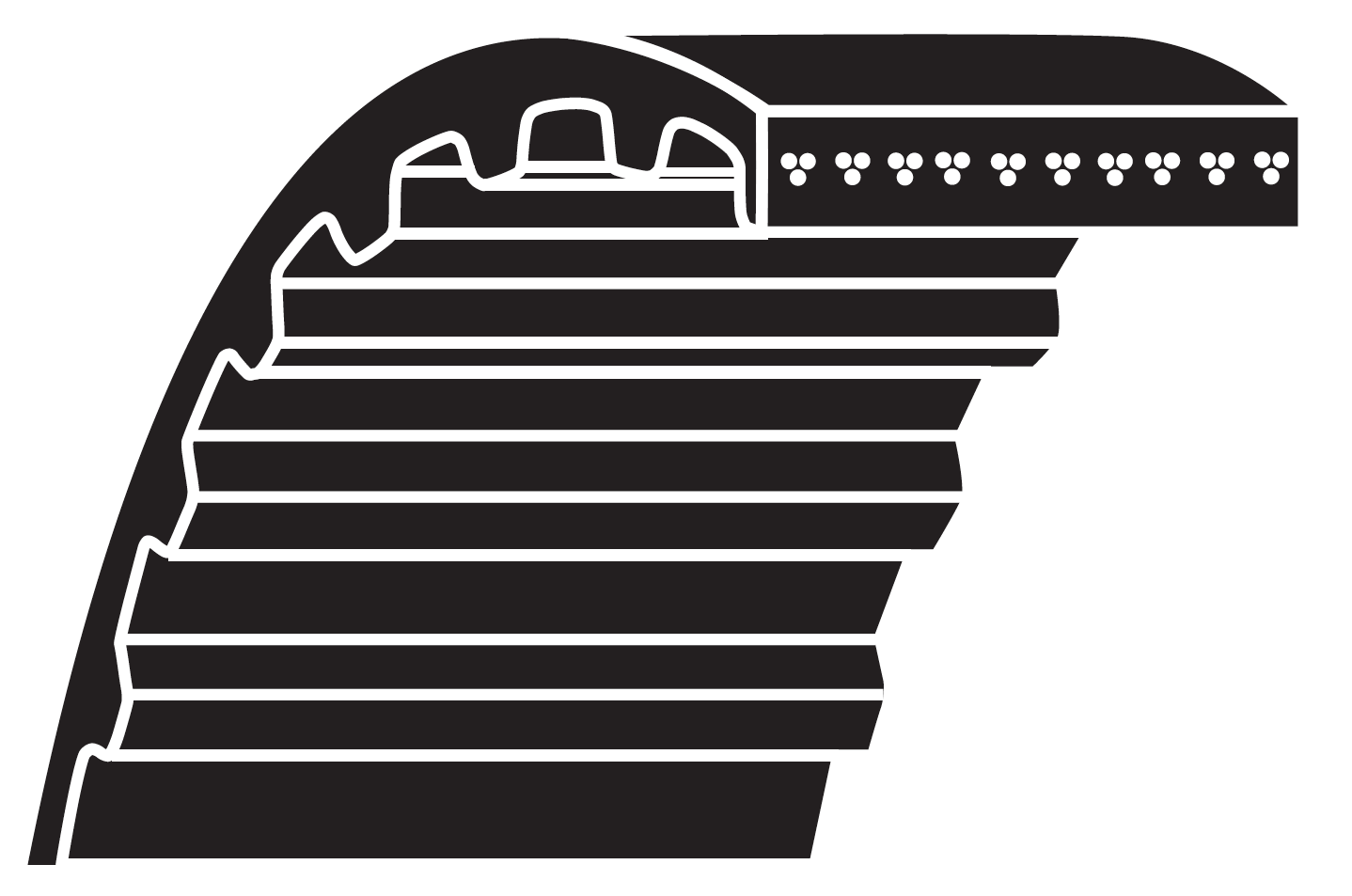 Bestorq 300-L-118 Trapezoidal Timing Belts