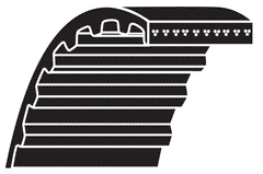 Bestorq 300-L-118 Trapezoidal Timing Belts
