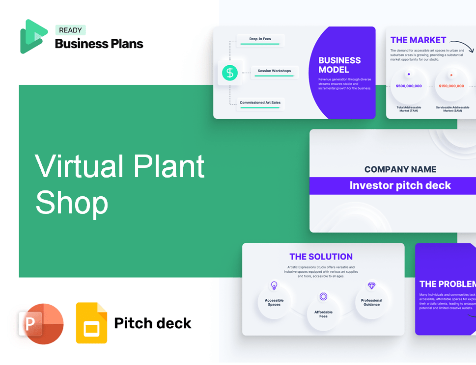 Virtual Plant Shop Pitch Deck