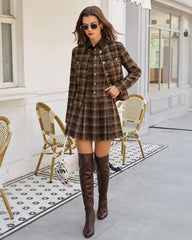 Women's Woven Polyester Mini Dress Dresses - RIHOAS